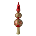 Gilded Solar Zenith | Hand-Painted Glass Ornament | Blubom 2022-479