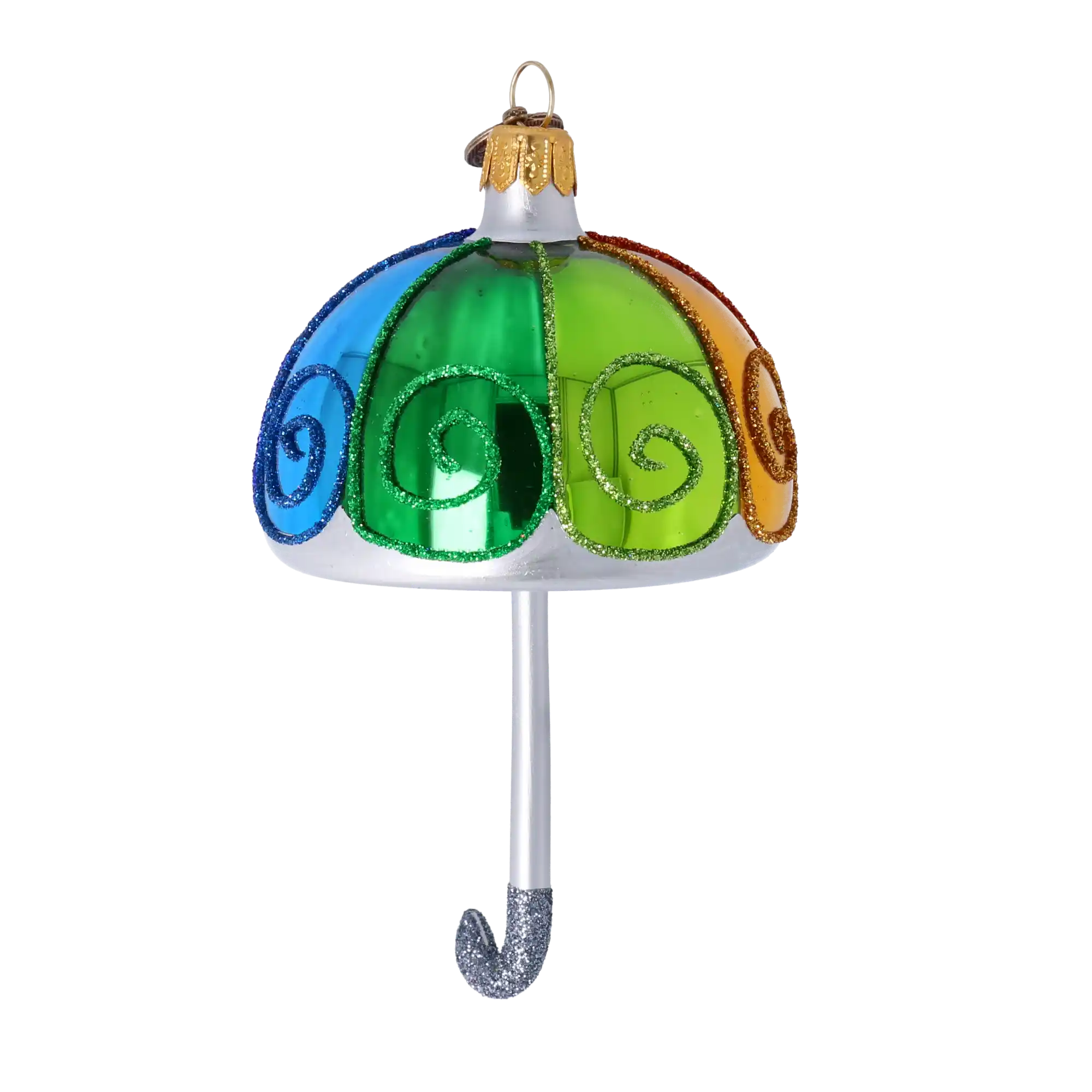 Parasolka w cudownych kolorach Szklana Ozdoba