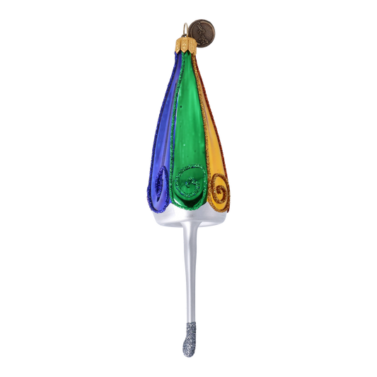 Złożona Parasolka Szklana Ozdoba