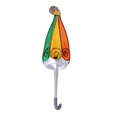 Load image into Gallery viewer, Rainbow Gilded Parasol Premium christmas glass ornament 2022-489
