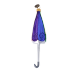Vivid Rain Song | Hand-Painted Glass Ornament | Blubom 2022-489