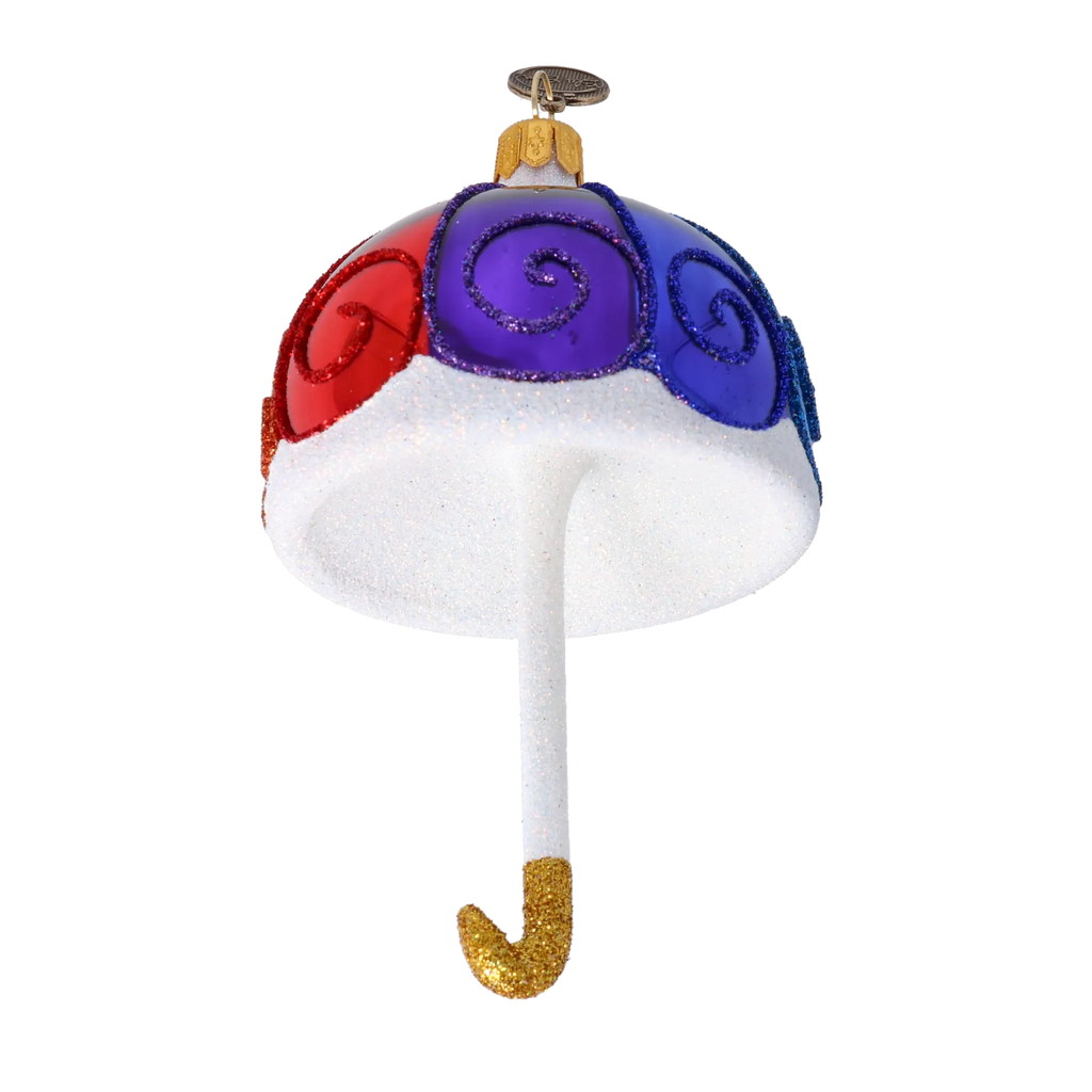 Jubilant Promenade | Hand-Painted Glass Ornament | Blubom 2022-490