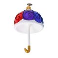 Załaduj obraz do przeglądarki galerii, Rainbow Parasol Premium christmas glass ornament 2022-490
