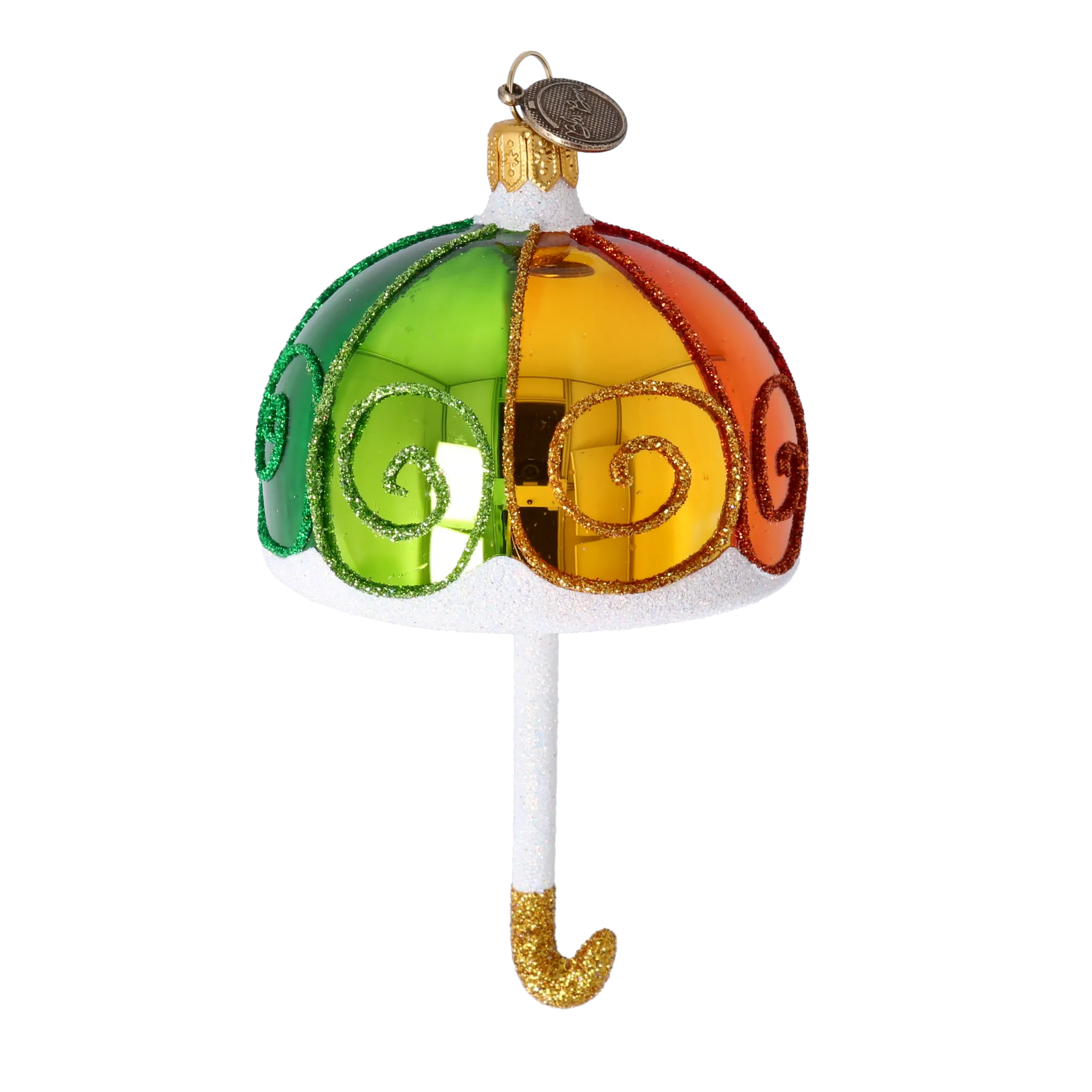 Rainbow Parasol Premium christmas glass ornament 2022-490