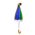 Gallant Promenade Parasol | Hand-Painted Glass Ornament | Blubom 2022-491