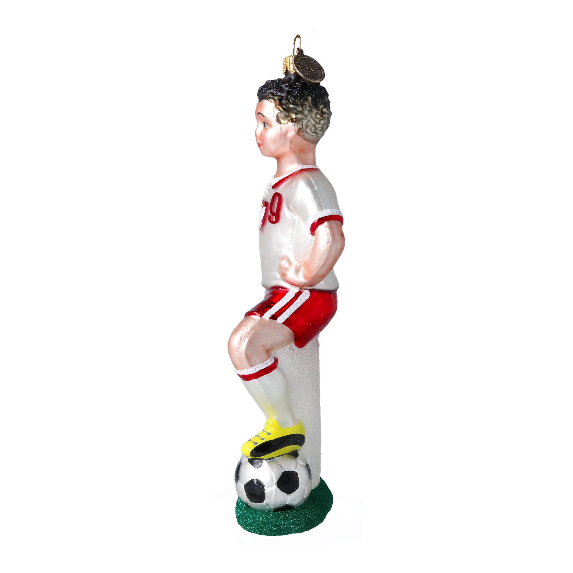 Perfekcyjny Piłkarz Szklana Ozdoba