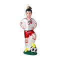 Załaduj obraz do przeglądarki galerii, Valiant Number Nine | Hand-Painted Glass Ornament | Blubom 2022-496
