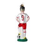 Valiant Number Nine | Hand-Painted Glass Ornament | Blubom 2022-496