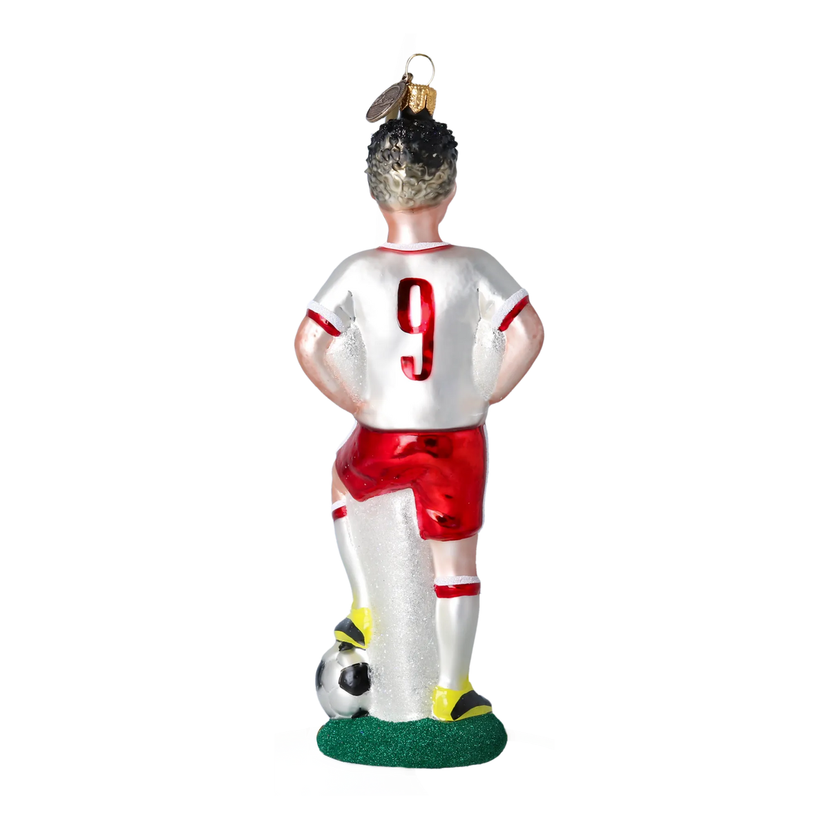 Valiant Number Nine | Hand-Painted Glass Ornament | Blubom 2022-496