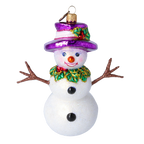 Cordial Frost Envoy | Hand-Painted Glass Ornament | Blubom 2022-499
