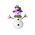 Cordial Frost Envoy | Hand-Painted Glass Ornament | Blubom 2022-499