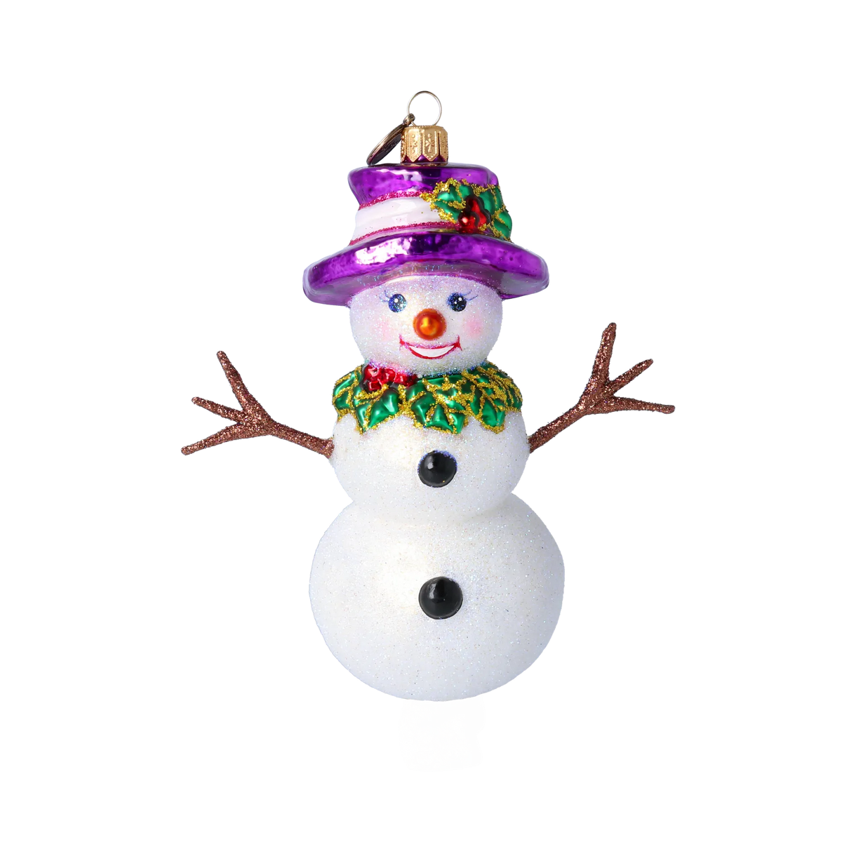 Cordial Frost Envoy | Hand-Painted Glass Ornament | Blubom 2022-499