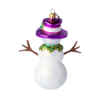 Cordial Frost Envoy | Hand-Painted Glass Ornament | Blubom 2022-499