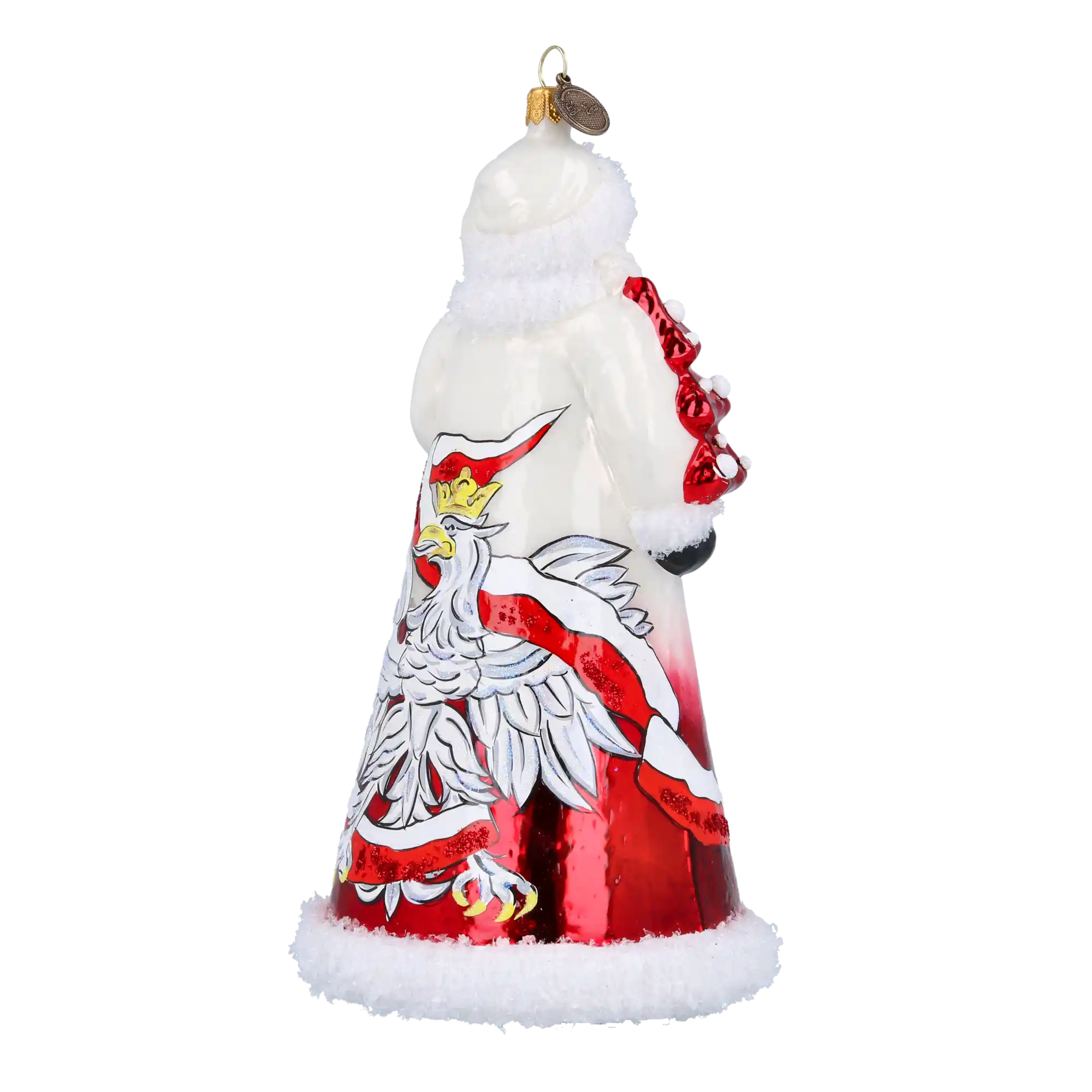 Mikołaj Patriotyczny Szklana Ozdoba