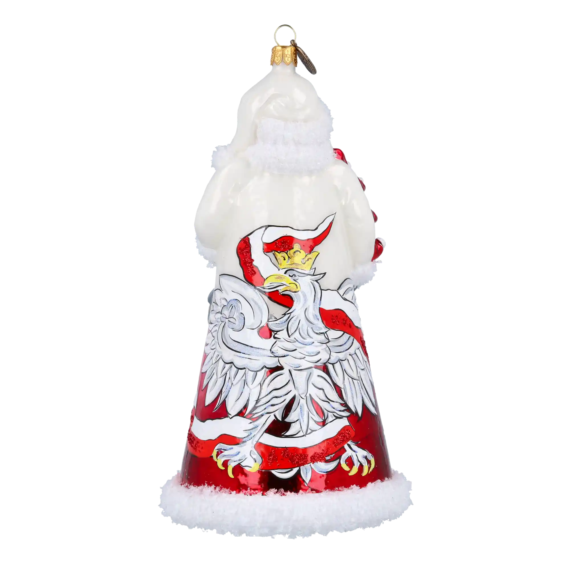 Mikołaj Patriotyczny Szklana Ozdoba