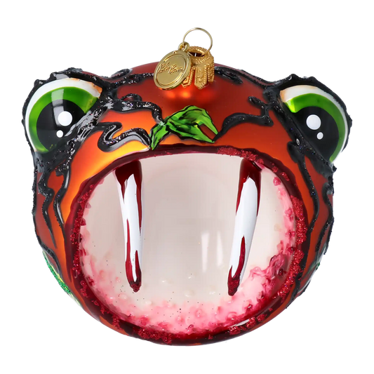 Dynia Wampira – Uśmiech Nocy Potworek Dynia Szklana Ozdoba