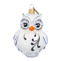 Silent Midnight Sage | Hand-Painted Glass Ornament | Blubom 2022-504