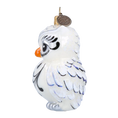 Load image into Gallery viewer, Snowy White Owl Premium christmas glass ornament 2022-504
