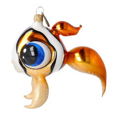 Swirl-Tailed Fish in Amber