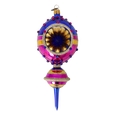 Cobalt Horizon Resonance | Hand-Painted Glass Ornament | Blubom 2022-511