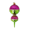 Load image into Gallery viewer, Emerald Majesty  Handmade Glass Christmas ornament 2022-512
