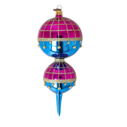 Cerulean Mirage | Hand-Painted Glass Ornament | Blubom 2022-513