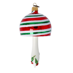 Spiral Peppermint Toadstool Charm
