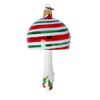 Painted Holly Sprout | Hand-Painted Glass Ornament | Blubom 2022-514