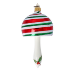 Painted Holly Sprout | Hand-Painted Glass Ornament | Blubom 2022-514