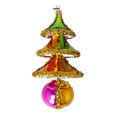 Załaduj obraz do przeglądarki galerii, Neon Jubilee Tree Handmade Glass Christmas ornament 2022-516
