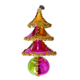 Załaduj obraz do przeglądarki galerii, Neon Jubilee Tree Handmade Glass Christmas ornament 2022-516
