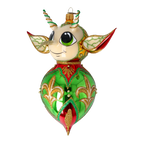 Sovereign Fleur Emissary | Hand-Painted Glass Ornament | Blubom 2022-521