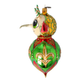 Załaduj obraz do przeglądarki galerii, Devil Green Wizard. Handmade Glass Christmas ornament. 2022-521

