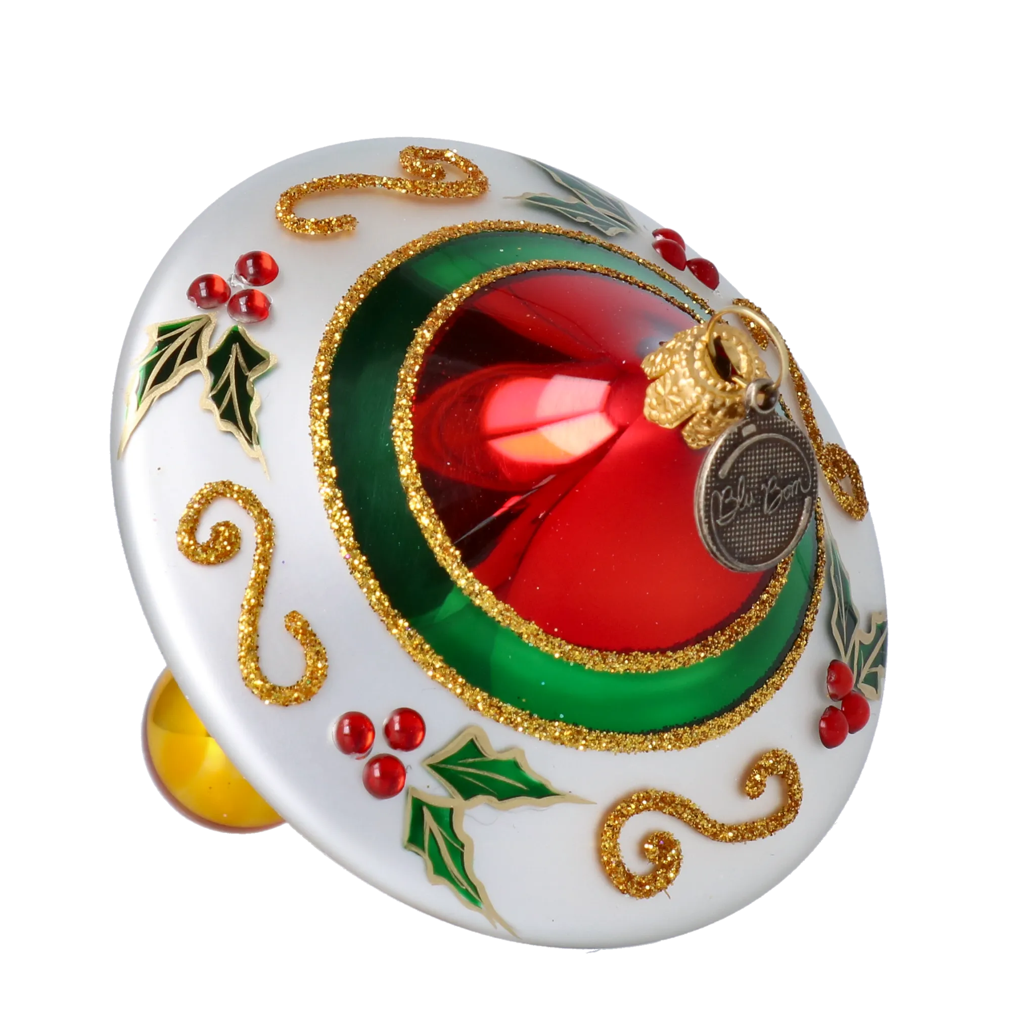 Christmas Spinning Top Handmade Glass Christmas ornament 2022-528