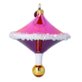 Fuchsia Zenith | Hand-Painted Glass Ornament | Blubom 2022-529