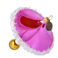 Load image into Gallery viewer, Magenta Plum Spinning Drop Premium christmas glass ornament 2022-529

