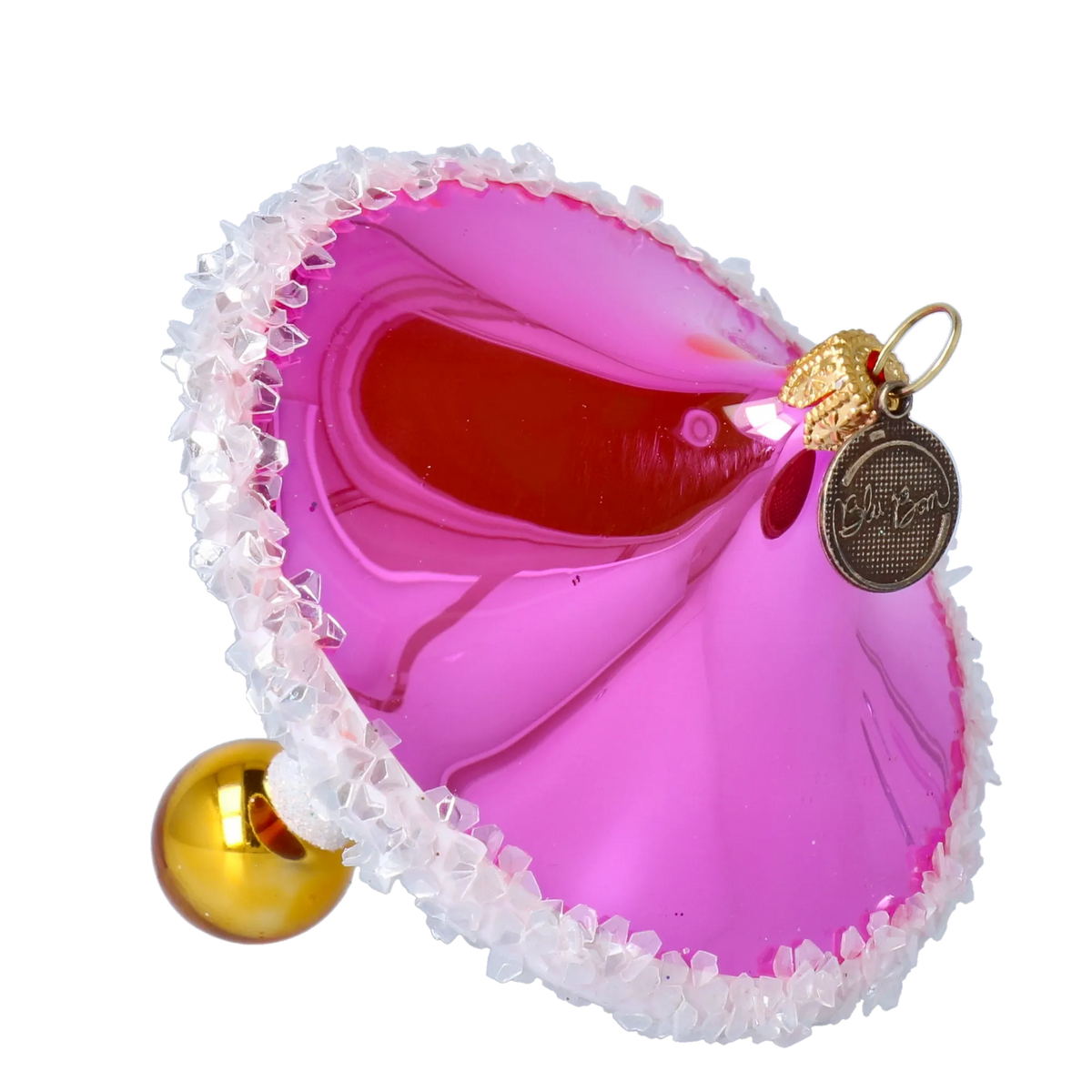 Fuchsia Zenith | Hand-Painted Glass Ornament | Blubom 2022-529