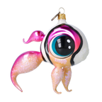 Keen Orchid Sentinel | Hand-Painted Glass Ornament | Blubom 2022-534
