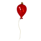 Crimson Ascension | Hand-Painted Glass Ornament | Blubom 2022-537