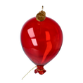 Załaduj obraz do przeglądarki galerii, Balloon red. Handmade Glass Christmas ornament. 2022-537
