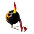Load image into Gallery viewer, Infernal Gaze Premium christmas glass ornament 2022-538
