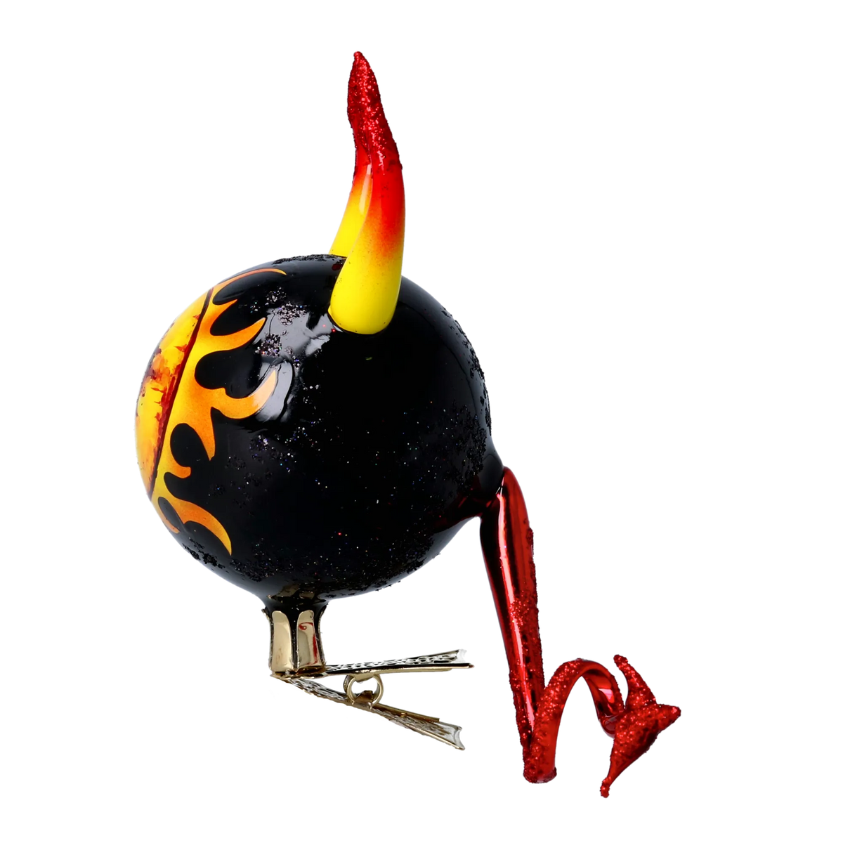 Malevolent Infernal Gaze | Hand-Painted Glass Ornament | Blubom 2022-538