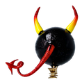 Load image into Gallery viewer, Infernal Gaze Premium christmas glass ornament 2022-538
