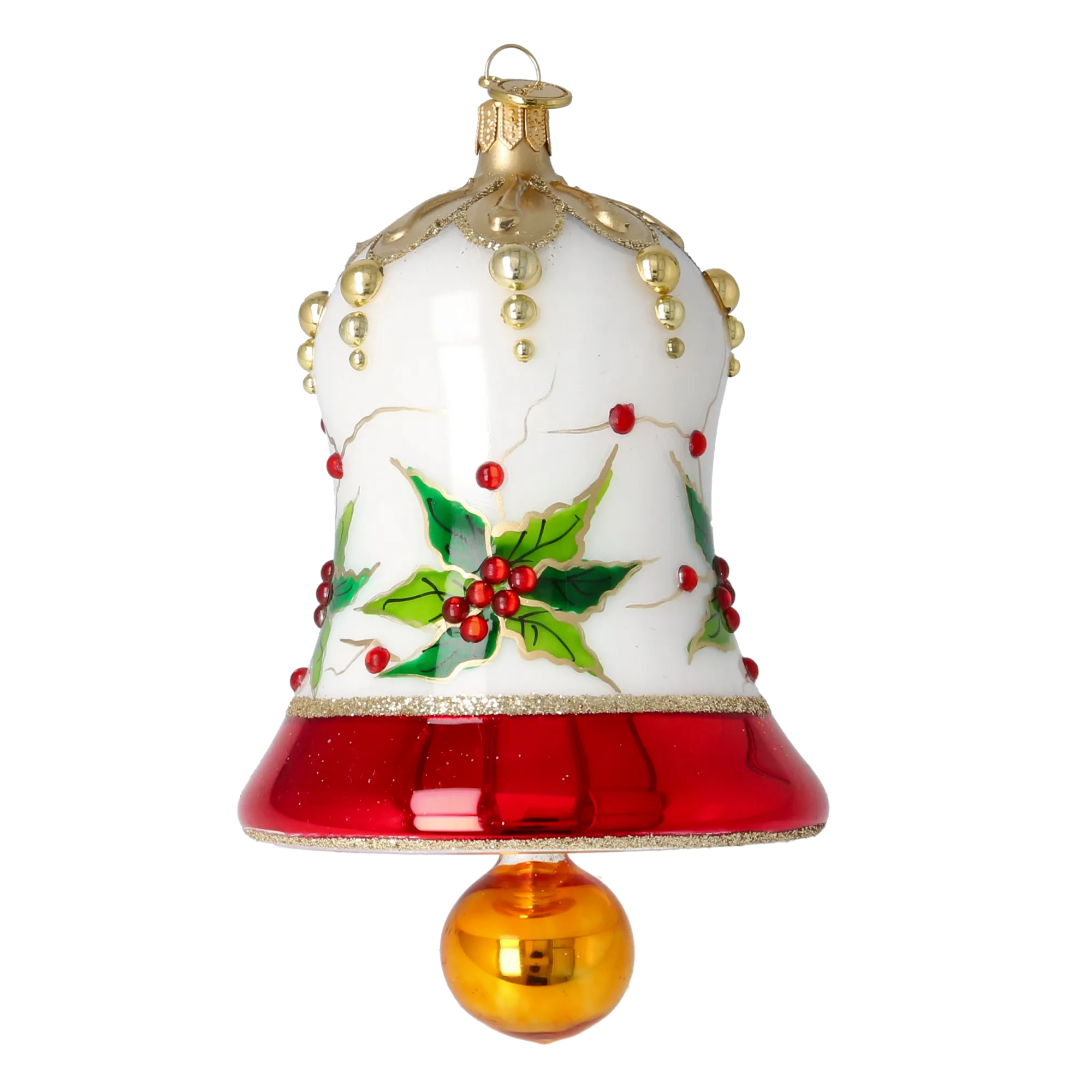 Alabaster Midnight Vespers | Hand-Painted Glass Ornament | Blubom 2022-539