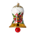 Alabaster Crimson Vespers | Hand-Painted Glass Ornament | Blubom 2022-540