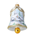 Gilded Evening Vespers | Hand-Painted Glass Ornament | Blubom 2022-541