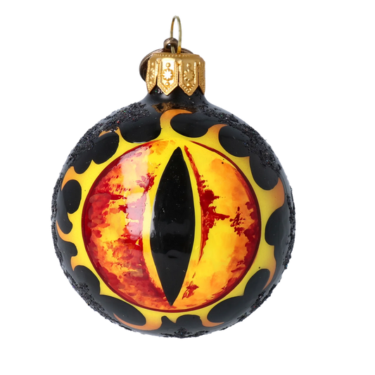 Fiery Obsidian Eye Premium christmas glass ornament 2022-543