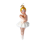Pensive Adagio | Hand-Painted Glass Ornament | Blubom 2022-545