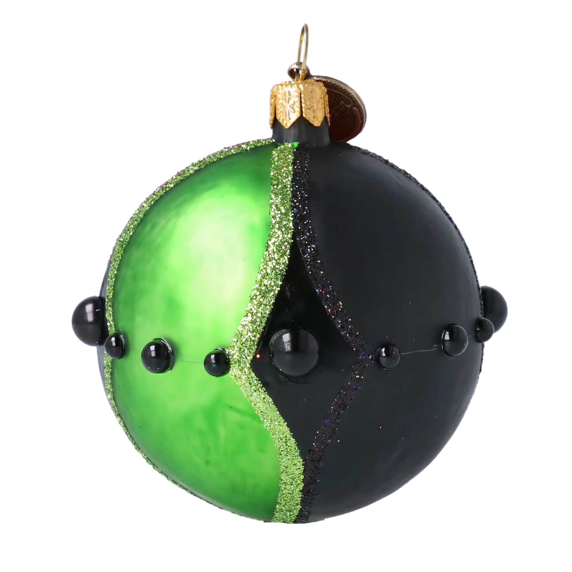 Magiczna bombka z reflektorem Oko nocy Kula Halloweenowa Szklana Ozdoba