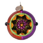 Amethyst Flare | Hand-Painted Glass Ornament | Blubom 2022-548
